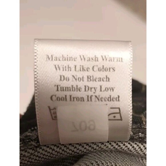 COLDWATER CREEK LIGHT Faded BLACK /Gray JEANS  Size 8 98516 BOOT CUT BUTTON ZIP - Picture 5 of 7